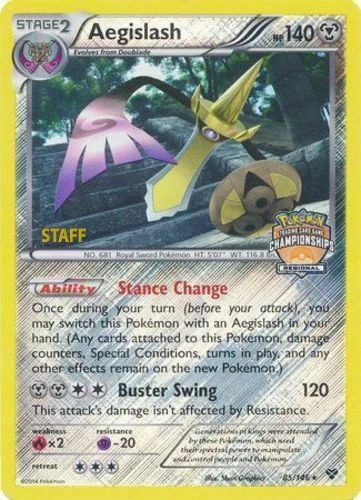 Aegislash - 85/146 (Regional Championships) [Staff]