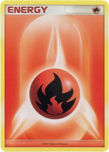 Fire Energy (2007 Unnumbered D/P Style Non-Holo)