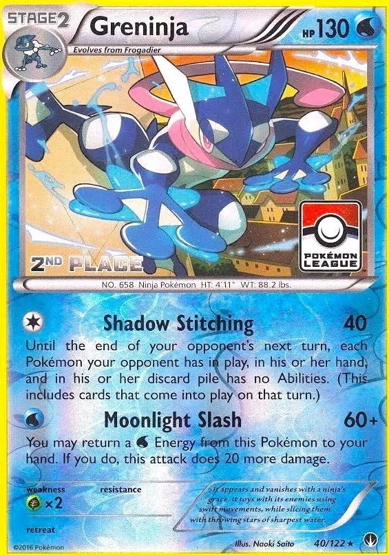 Greninja - 40/122 (League) [2nd Place]