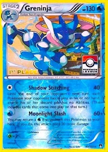 Greninja - 40/122 (Pokemon League) [1st Place]