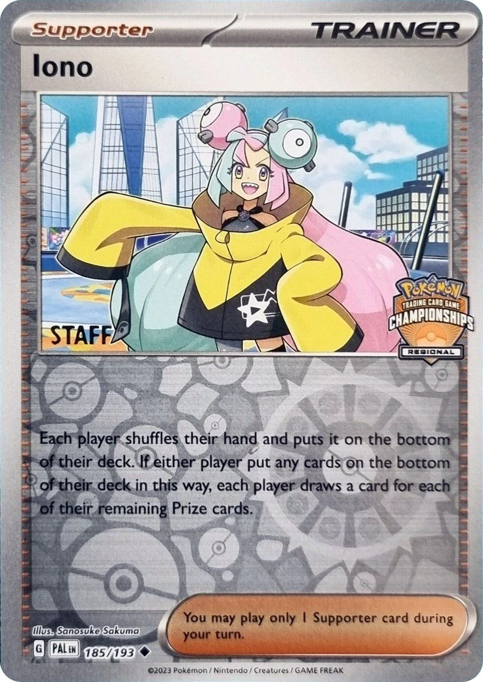 Iono - 185/193 (Regional Championships) [Staff]