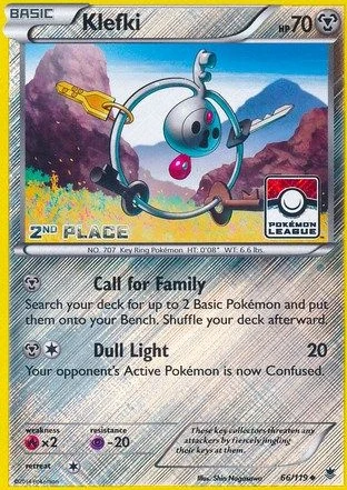 Klefki - 66/119 (Pokemon League) [2nd Place]