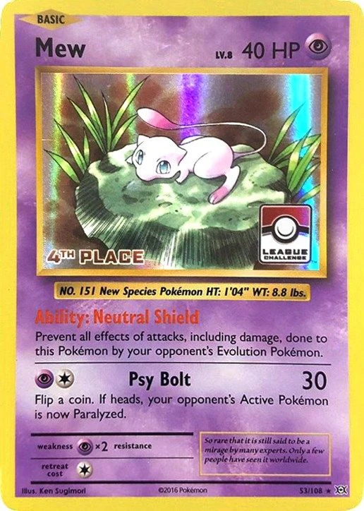 Mew - 53/108 (League Challenge) [4th Place]