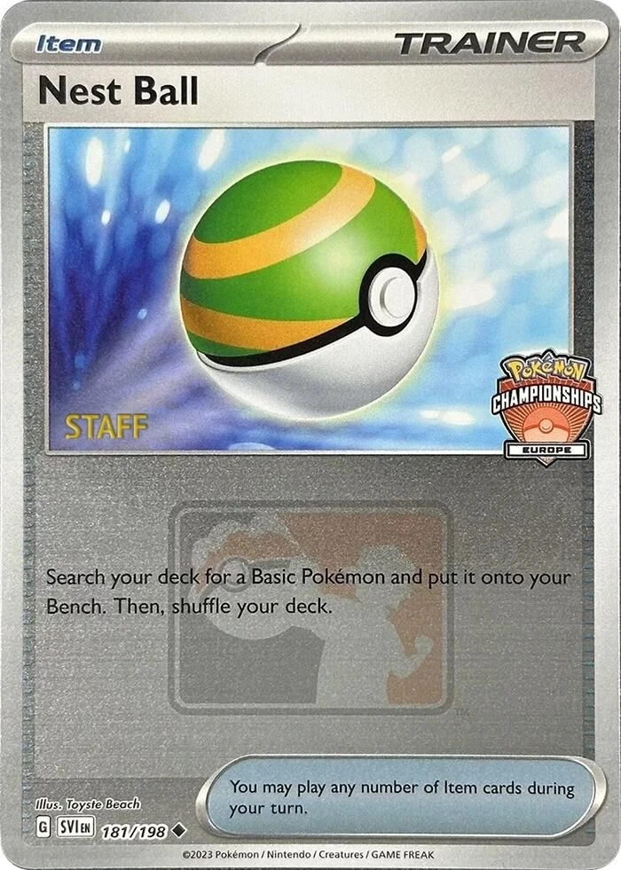 Nest Ball - 181/198 (Europe Championships) [Staff]