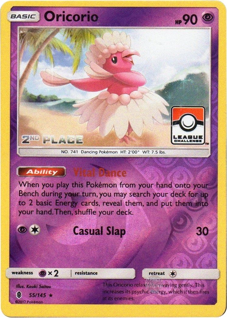 Oricorio - 55/145 (League Challenge) [2nd Place]