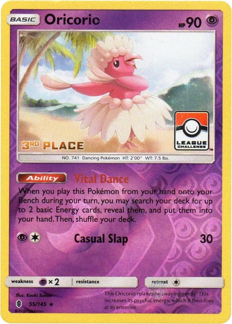 Oricorio - 55/145 (League Challenge) [3rd Place]