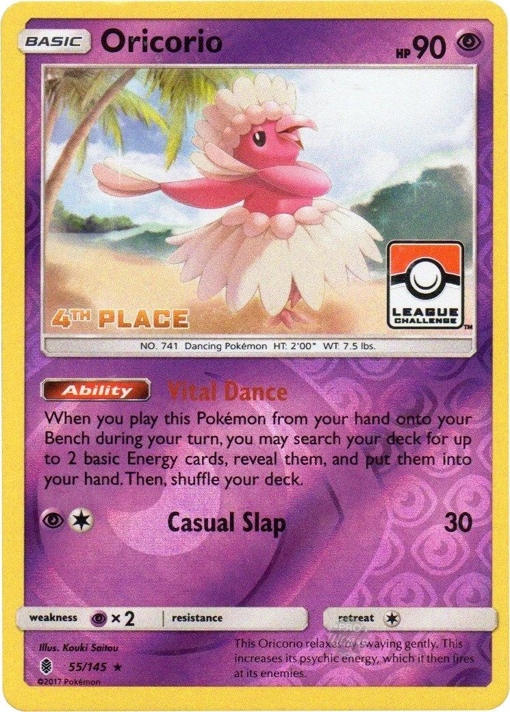 Oricorio - 55/145 (League Challenge) [4th Place]