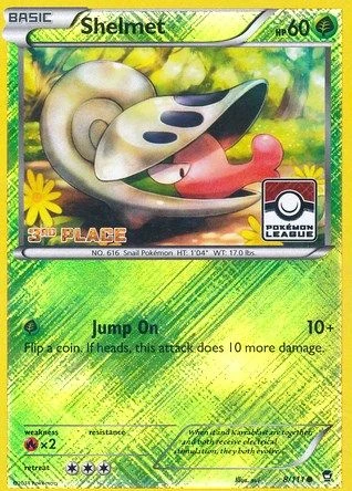 Shelmet - 8/111 (Pokemon League) [3rd Place]