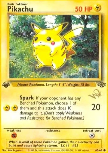 Pikachu [W Stamped]