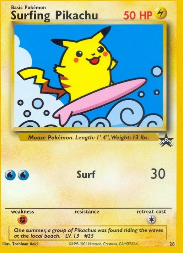Surfing Pikachu