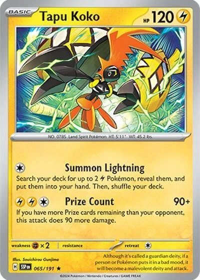 Tapu Koko (Non-Holo)