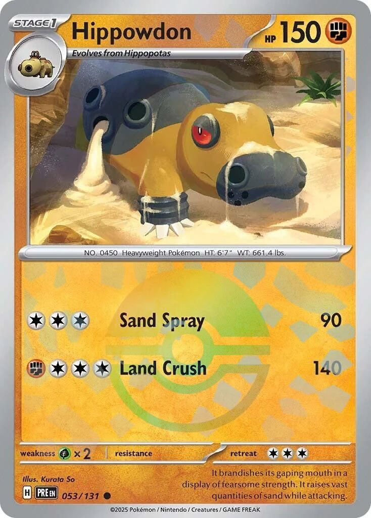 Hippowdon (Poke Ball Pattern)