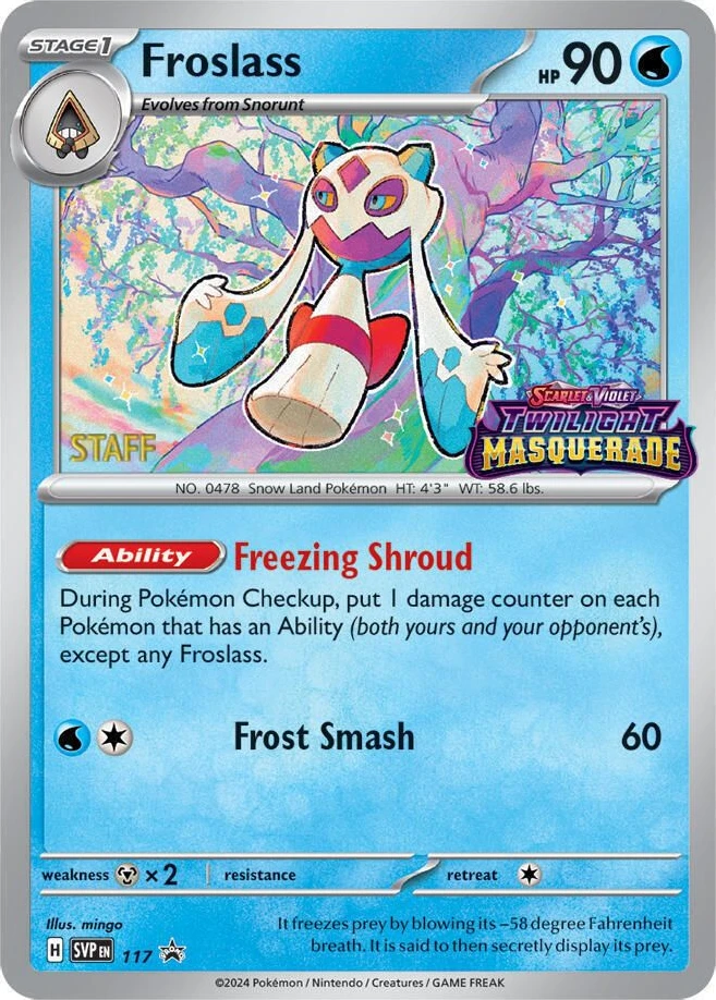 Froslass - 117 (Prerelease) [Staff]