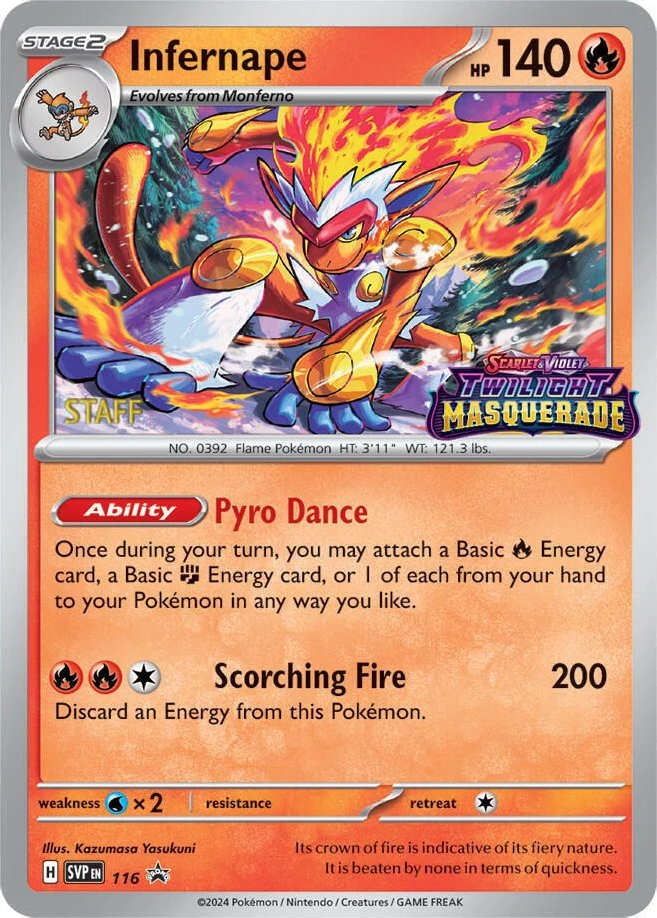 Infernape - 116 (Prerelease) [Staff]