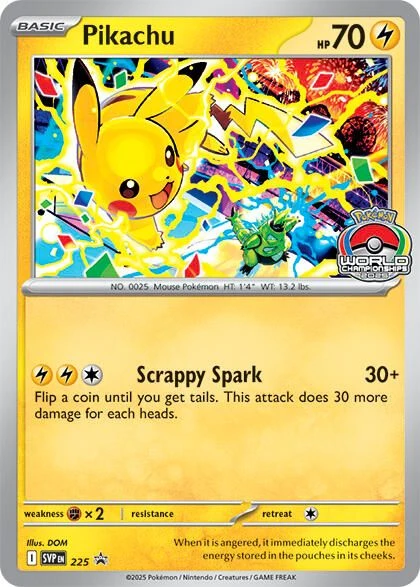 Pikachu - 225 (World Championship 2025)