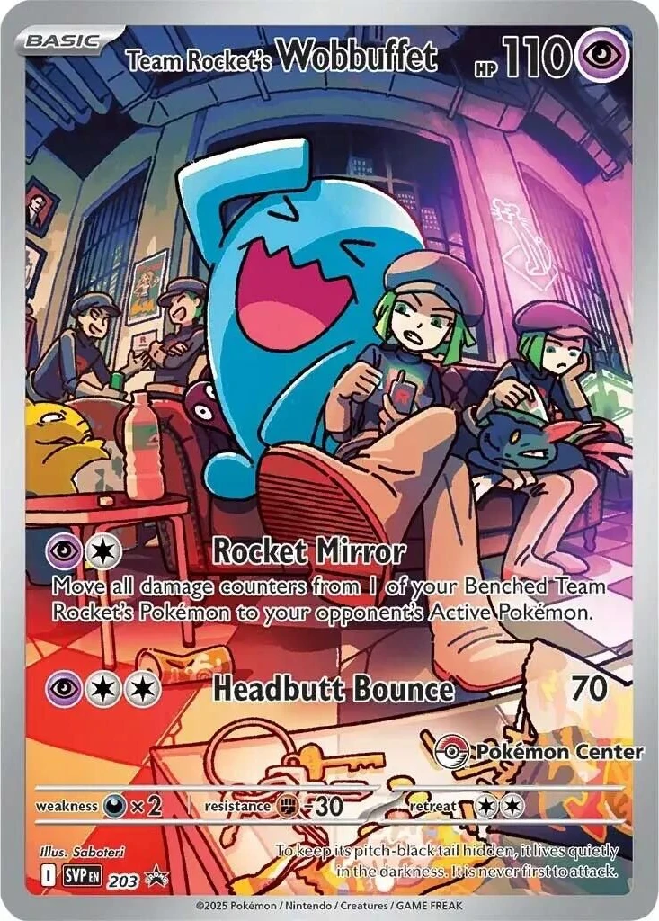 Team Rocket's Wobbuffet (Pokemon Center Exclusive)