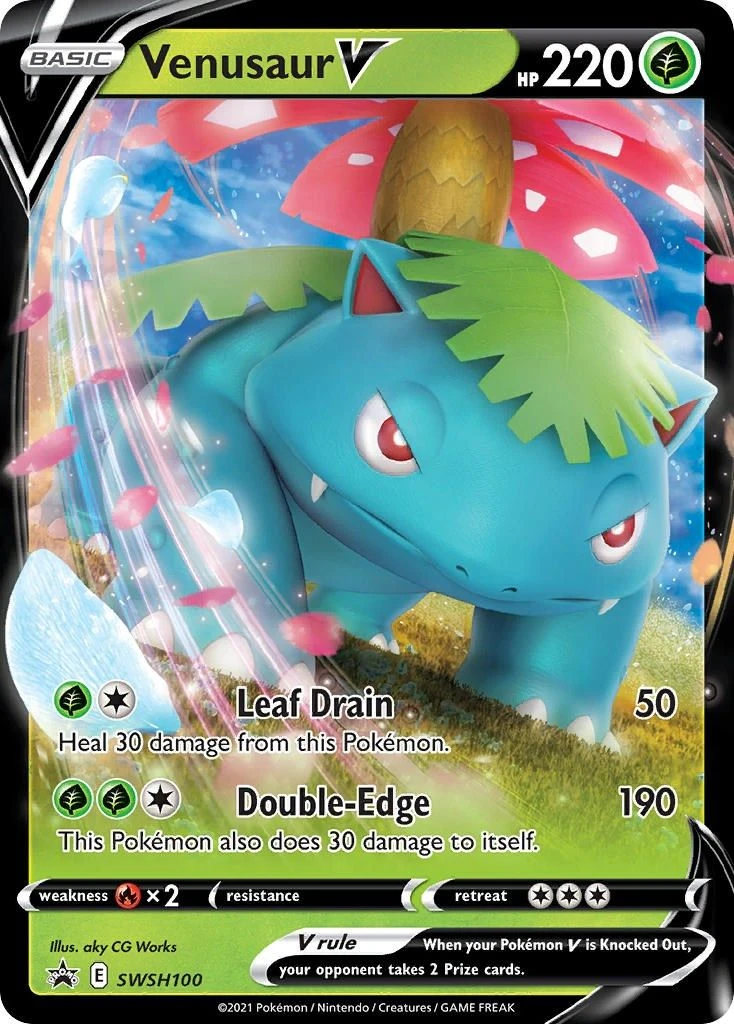 Venusaur V - SWSD #SWSH100 (MP)