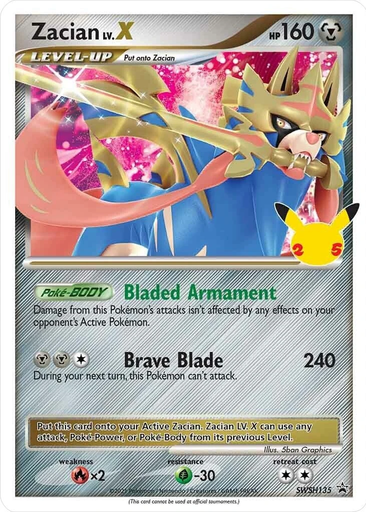 Zacian LV. X