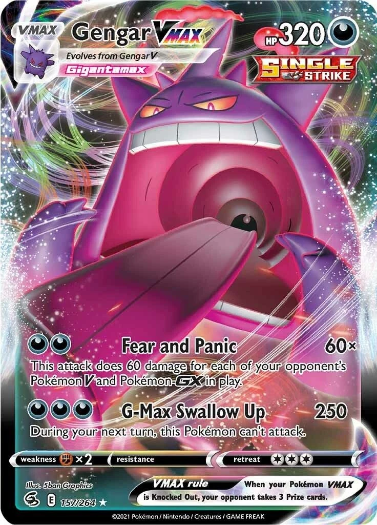 Gengar VMAX - SWSH08 #157/264 (MP)