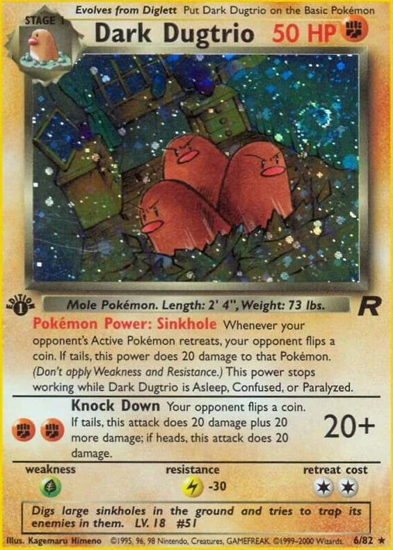Dark Dugtrio (6)