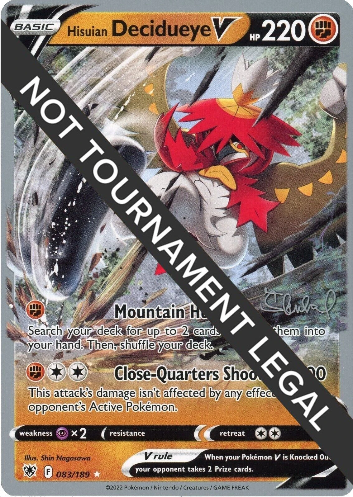 Hisuian Decidueye V - 2022 (Ondrej Skubal)