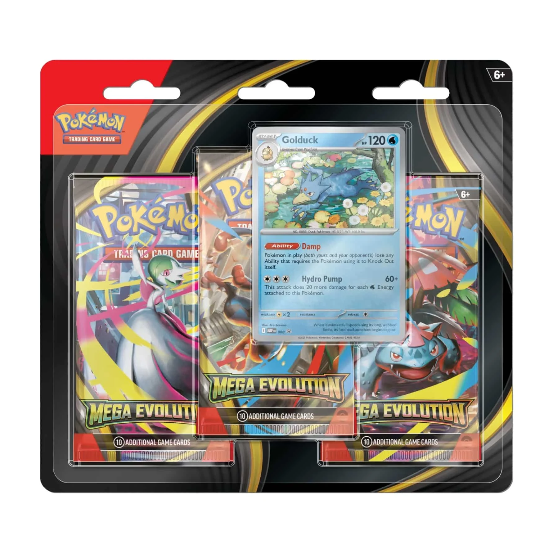 Pokémon Mega Evolution Golduck Blister Español