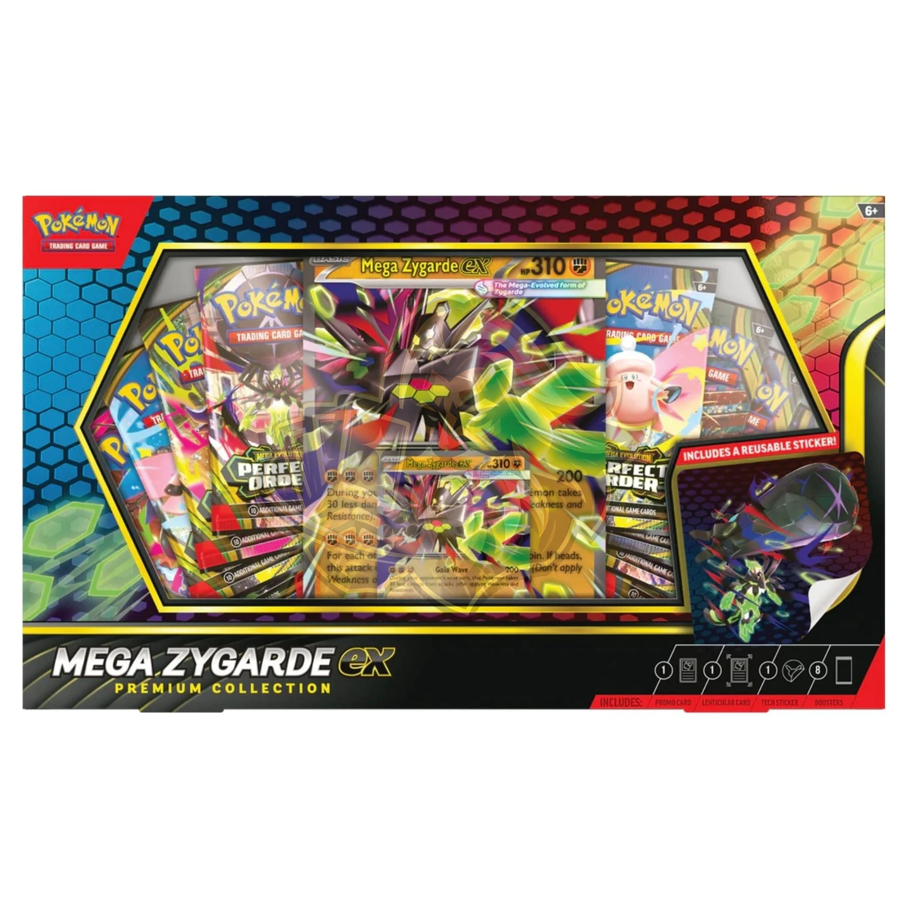 Pokémon TCG Mega Zygarde Ex Premium Collection Español