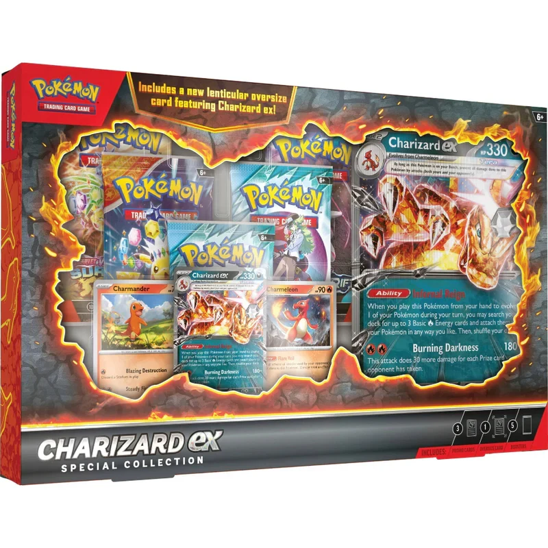 Pokémon TCG: Charizard EX Special Collection - Ingles