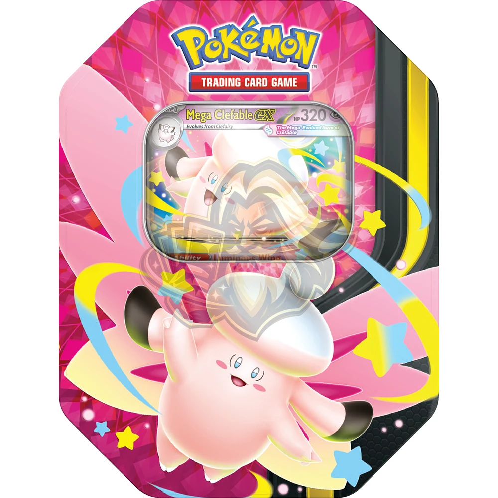 Mega Clefable – Mega Moonlit Tin - Inglés