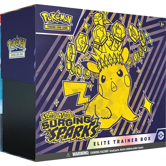 Scarlet & Violet: Surging Sparks – Elite Trainer Box – Ingles - Inglés