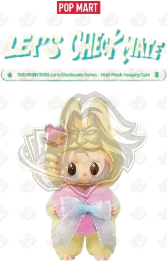 THE MONSTERS Let's Checkmate Series-Vinyl Plush Pendant [Labubu]
