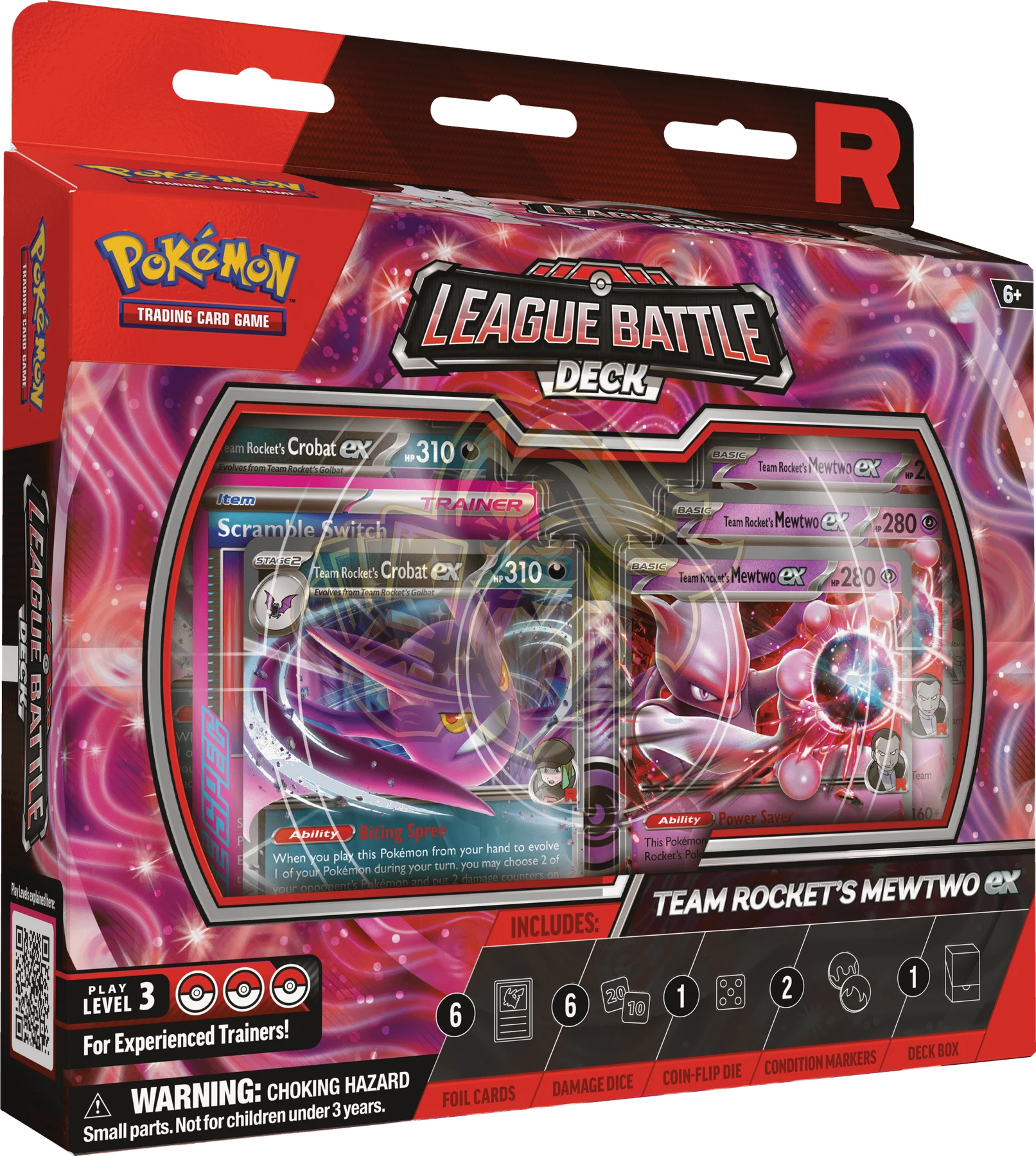 Team Rocket’s Mewtwo ex League Battle Deck INGLÉS