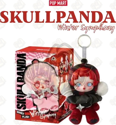 Skullpanda – Winter Symphony Series Plush Pendant