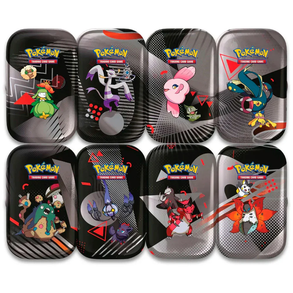 Scarlet & Violet -Black Bolt & White Flare –  Mini Tin - Inglés