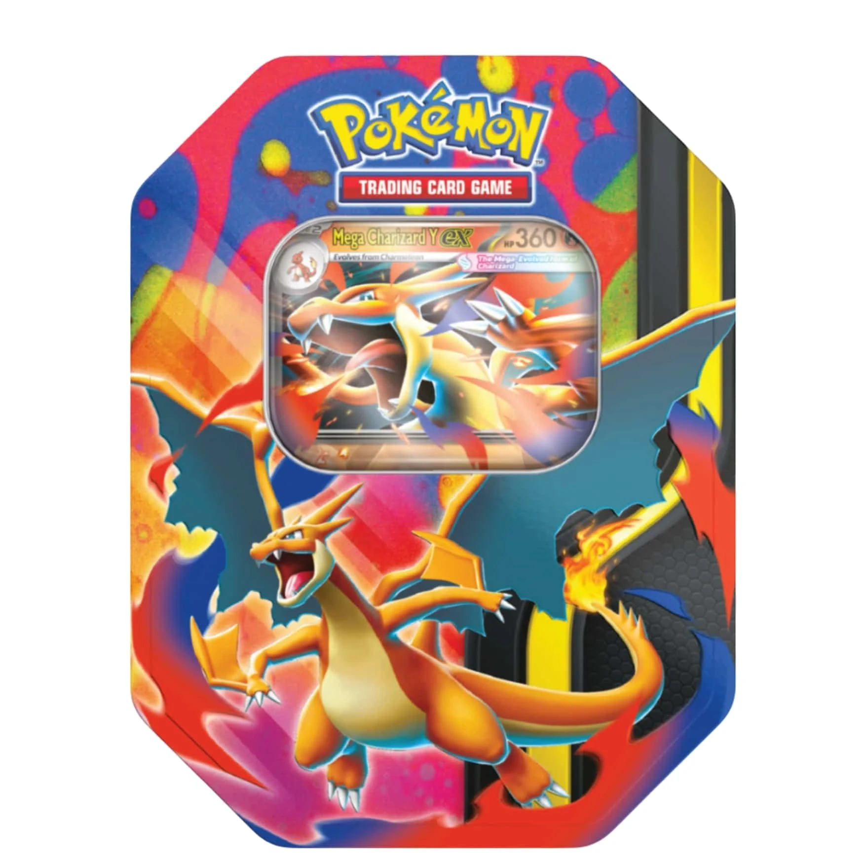 Pokemon Mega Charizard Y ex Tin Español