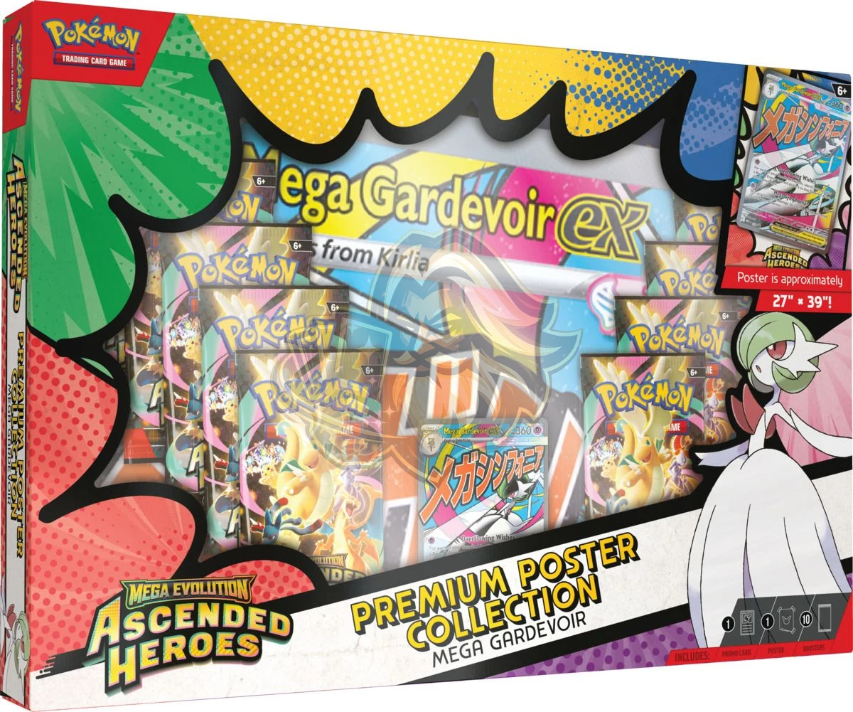 MEGA EVOLUTION – ASCENDED HEROES PREMIUM POSTER COLLECTION MEGA GARDE - Español