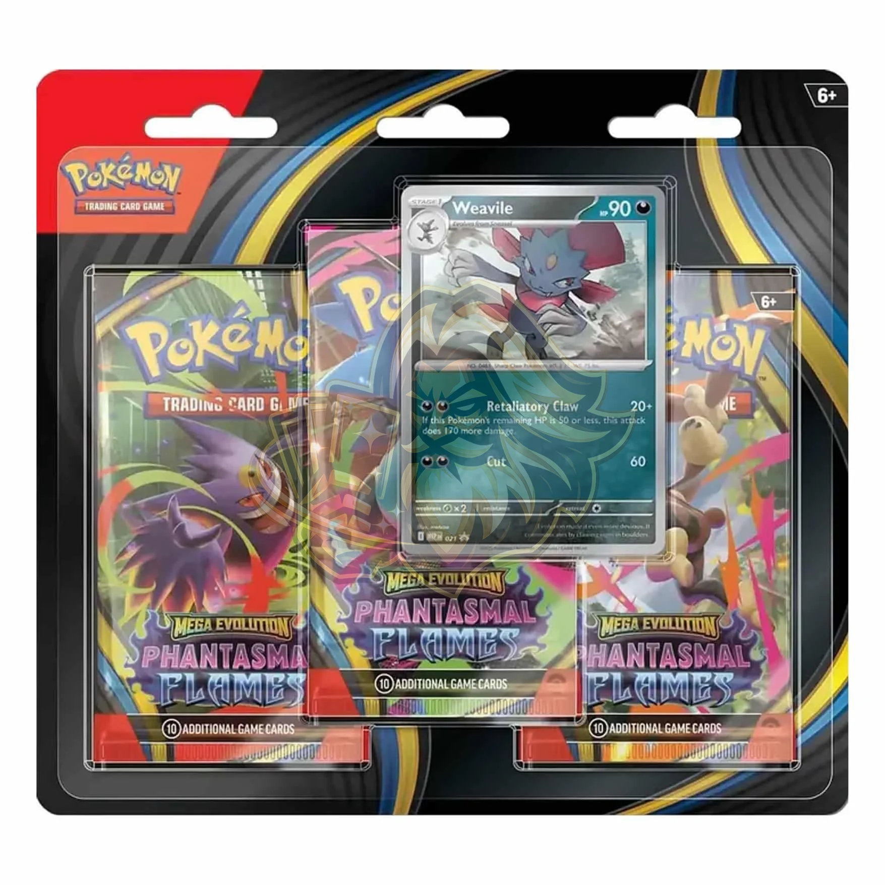 Pokémon Mega Evolution Phantasmal Flames Weavile Blister Español