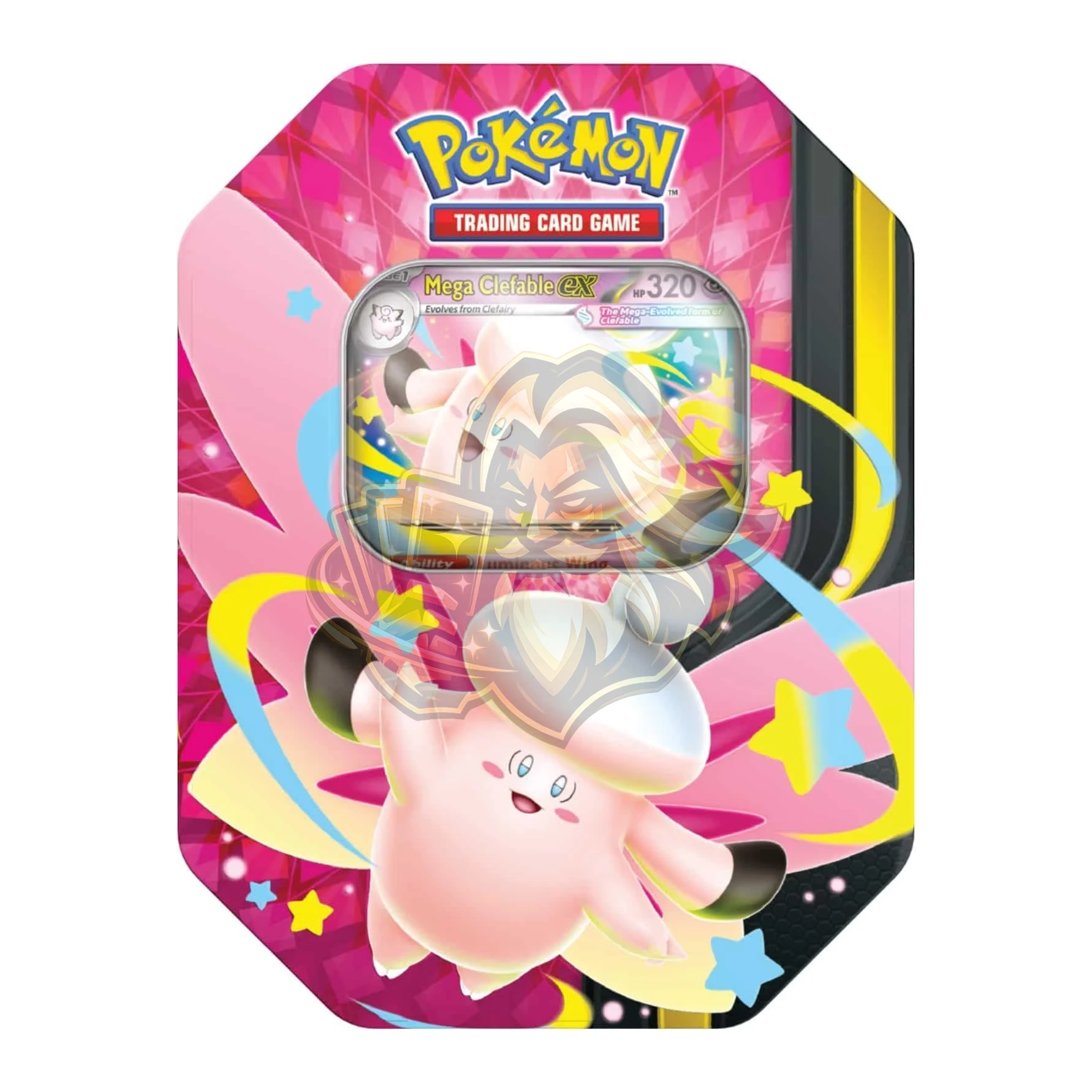 Pokémon Mega Moonlit Tin Mega Clefable Ex Español