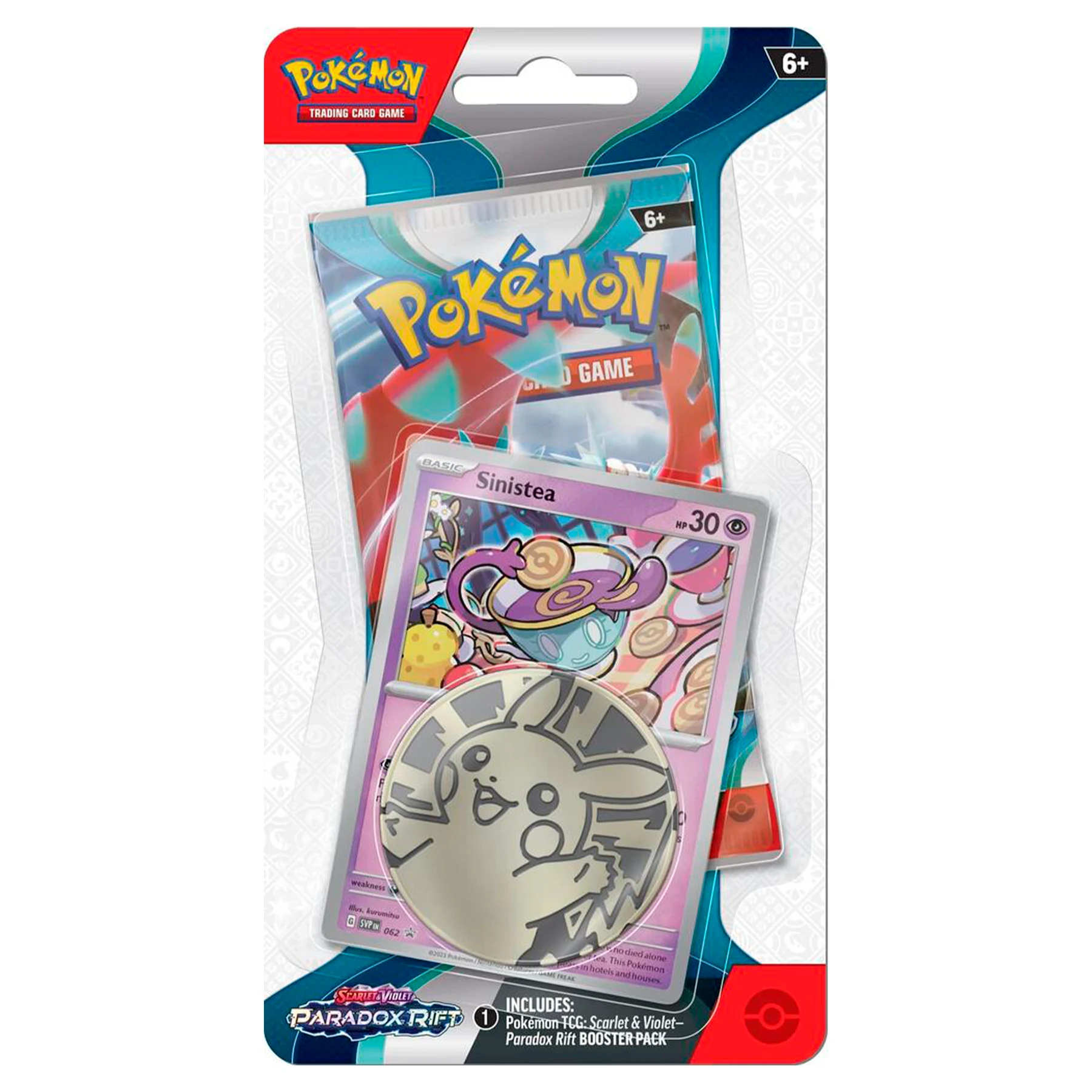 Pokémon TCG: Paradox Rift - Checklane Blister (Sinistea) - Inglés