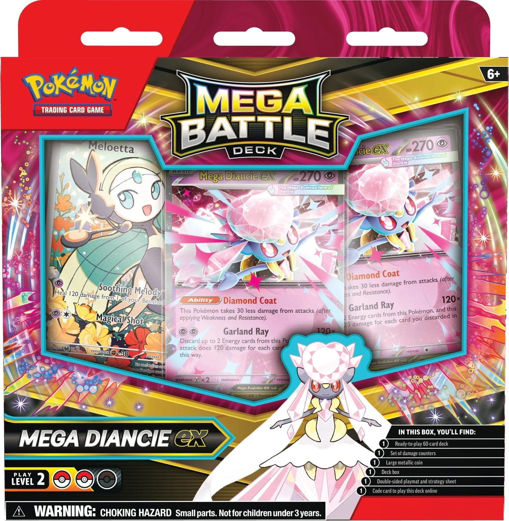 Mega Battle Deck (Mega Diancie ex)  – Ingles - Inglés