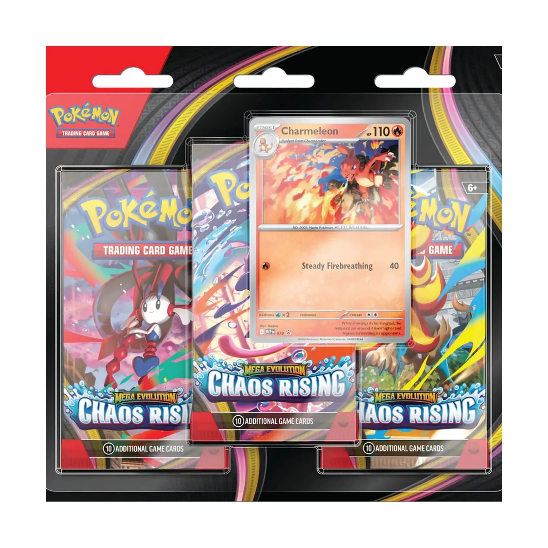 Pokémon Chaos Rising Charmeleon Blister Español