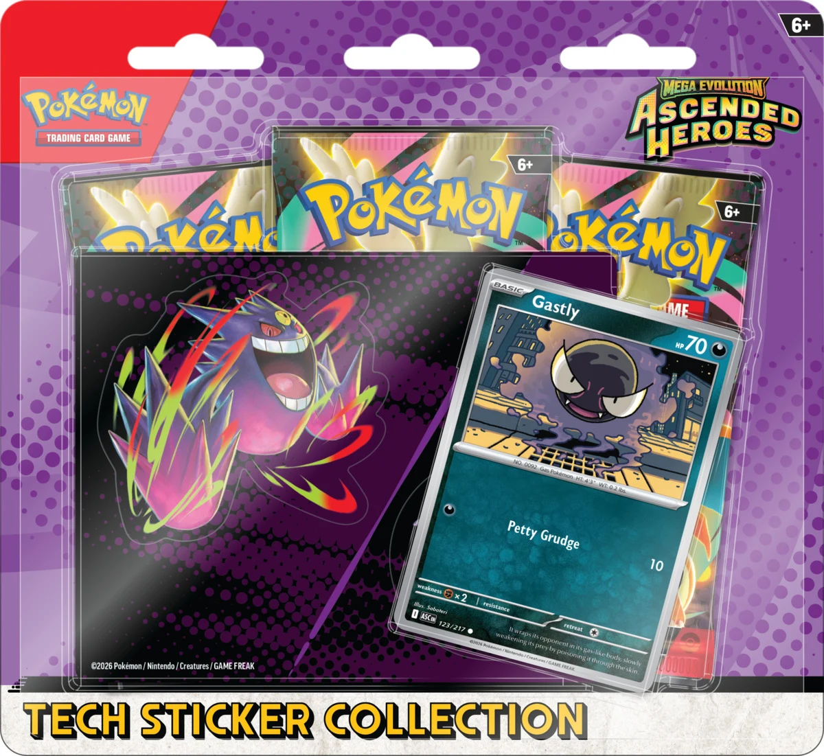 MEGA EVOLUTION – ASCENDED HEROES TECH STICKER COLLECTION - Español
