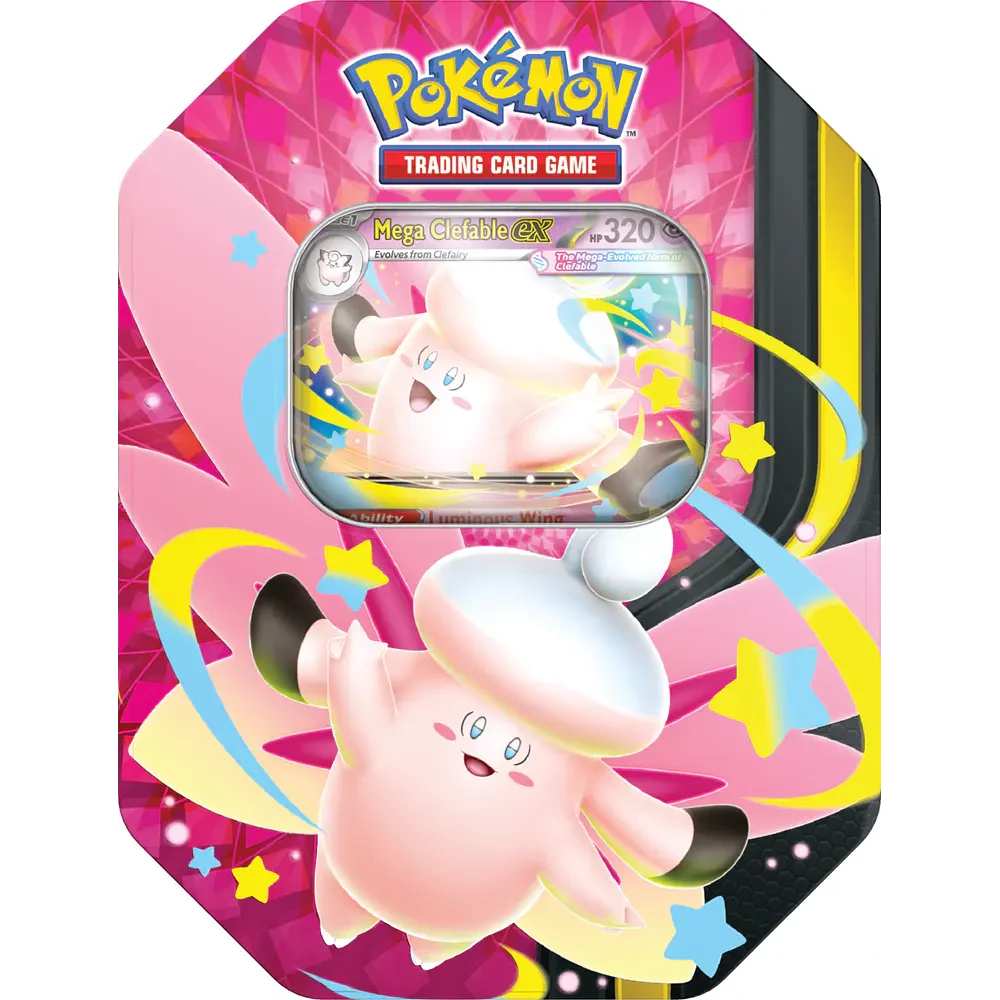 Pokémon: Mega Moonlit Tin (MEGA CLEFABLE) - Inglés