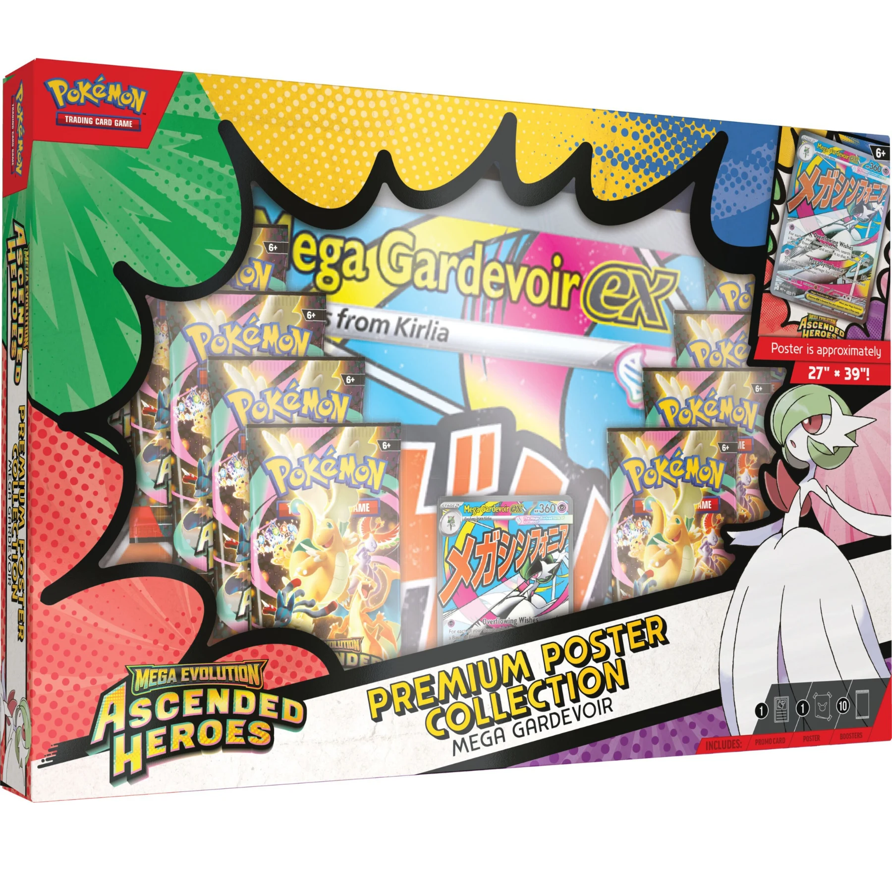 Mega Evolution: Ascended Heroes - Premium Poster Collection (Mega Gardevoir) - Español