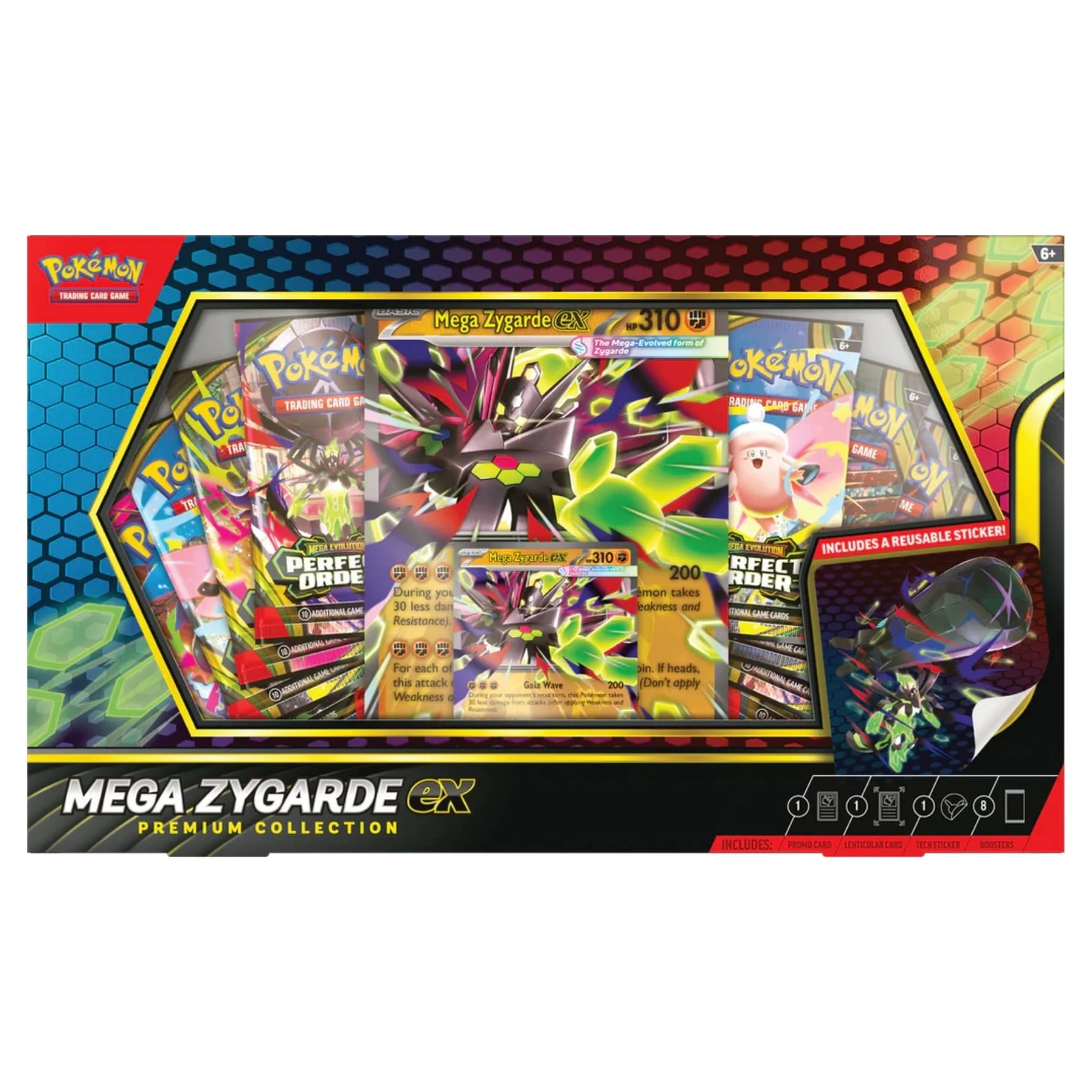 Pokémon TCG Mega Zygarde Ex Premium Collection Español