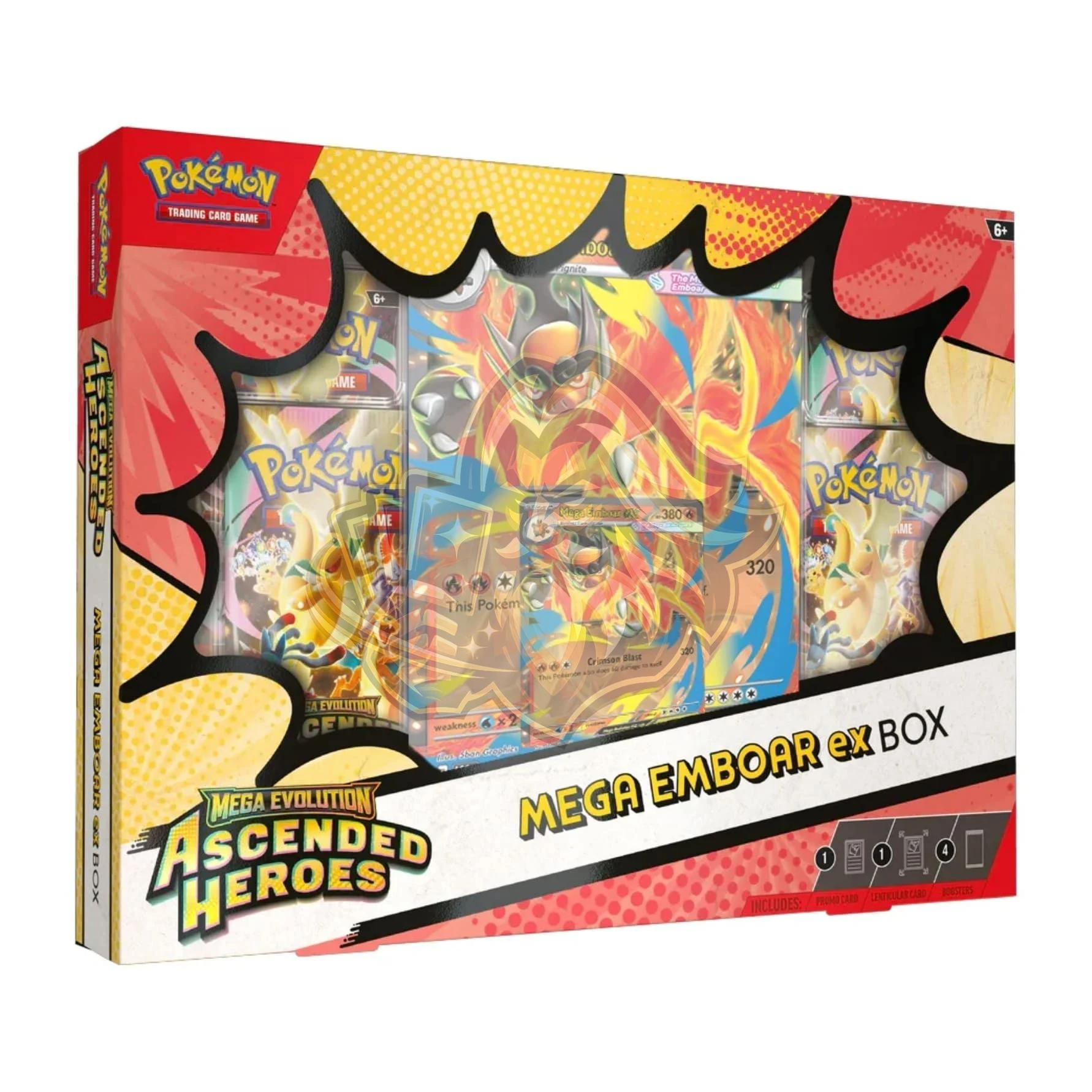 Pokémon Mega Emboar ex Box Español