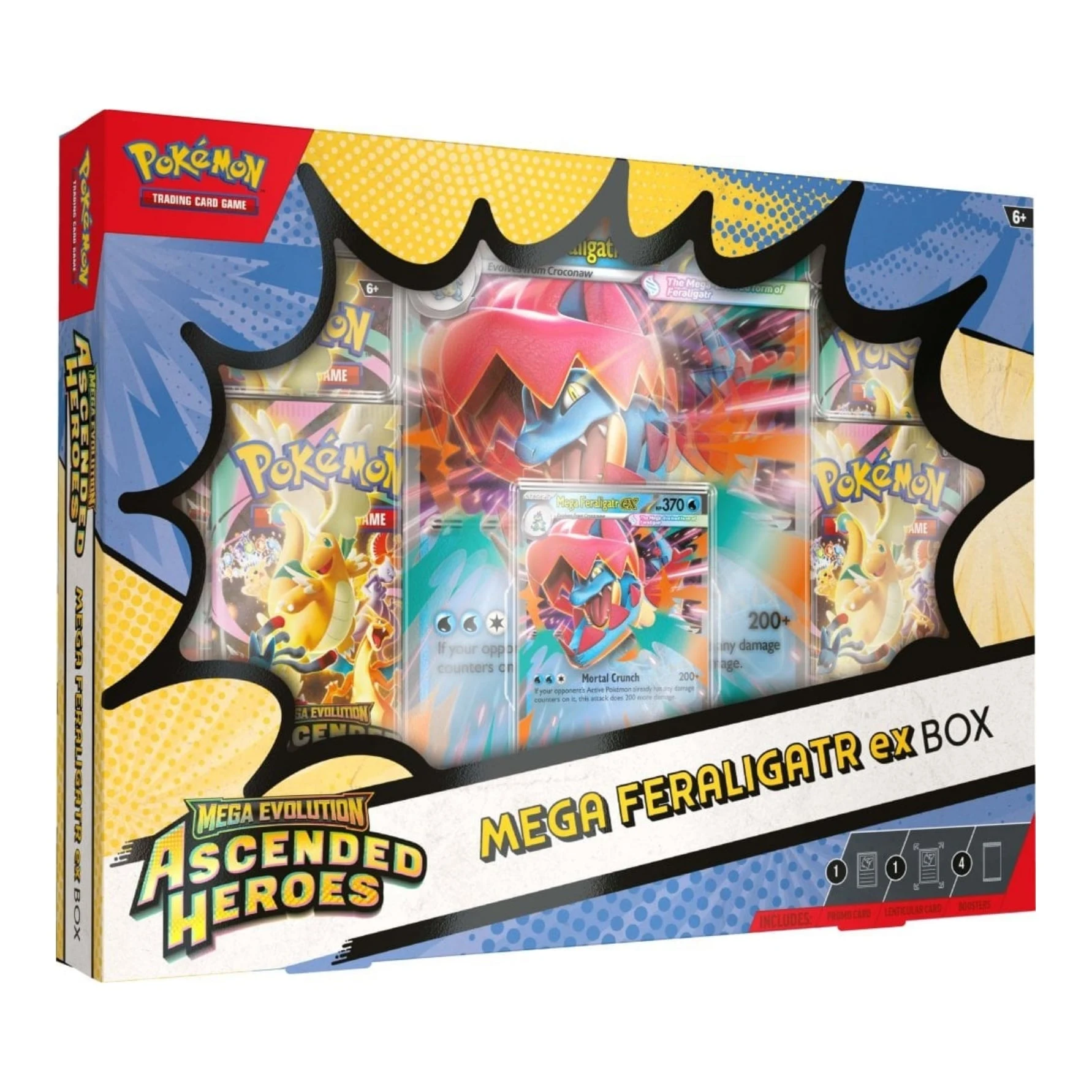 Pokémon Mega Feraligatr ex Box Español
