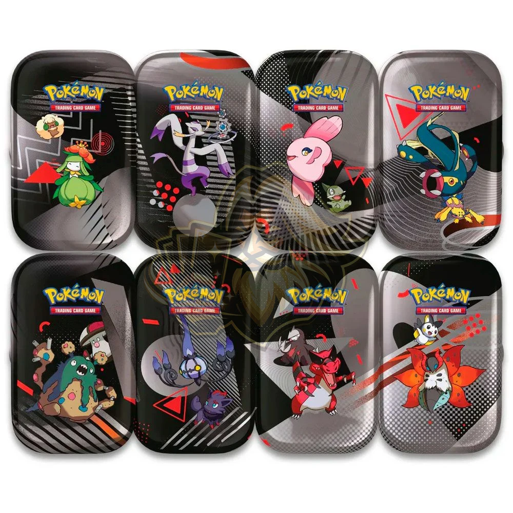 Scarlet & Violet -Black Bolt & White Flare –  Mini Tin - Español