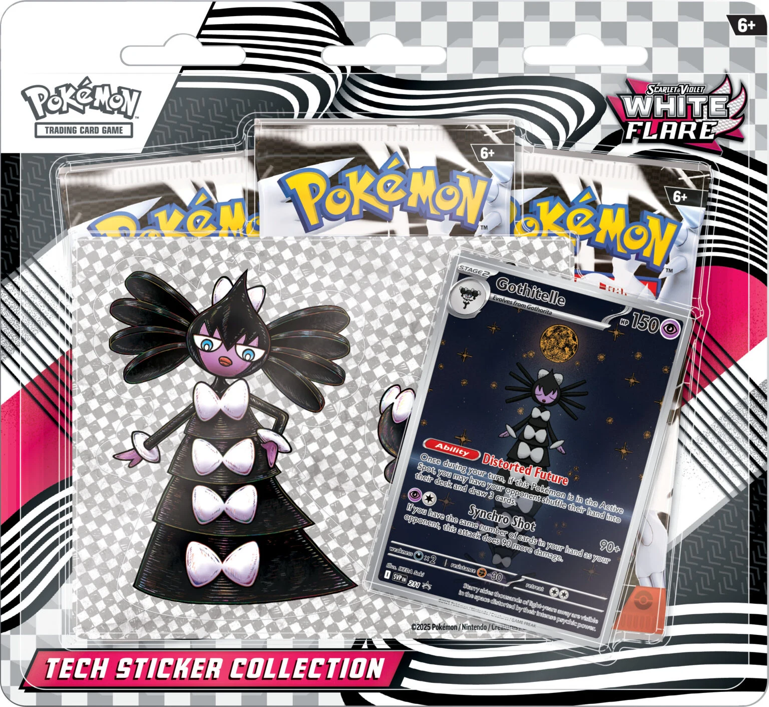 White Flare – Tech Sticker Collection - Español