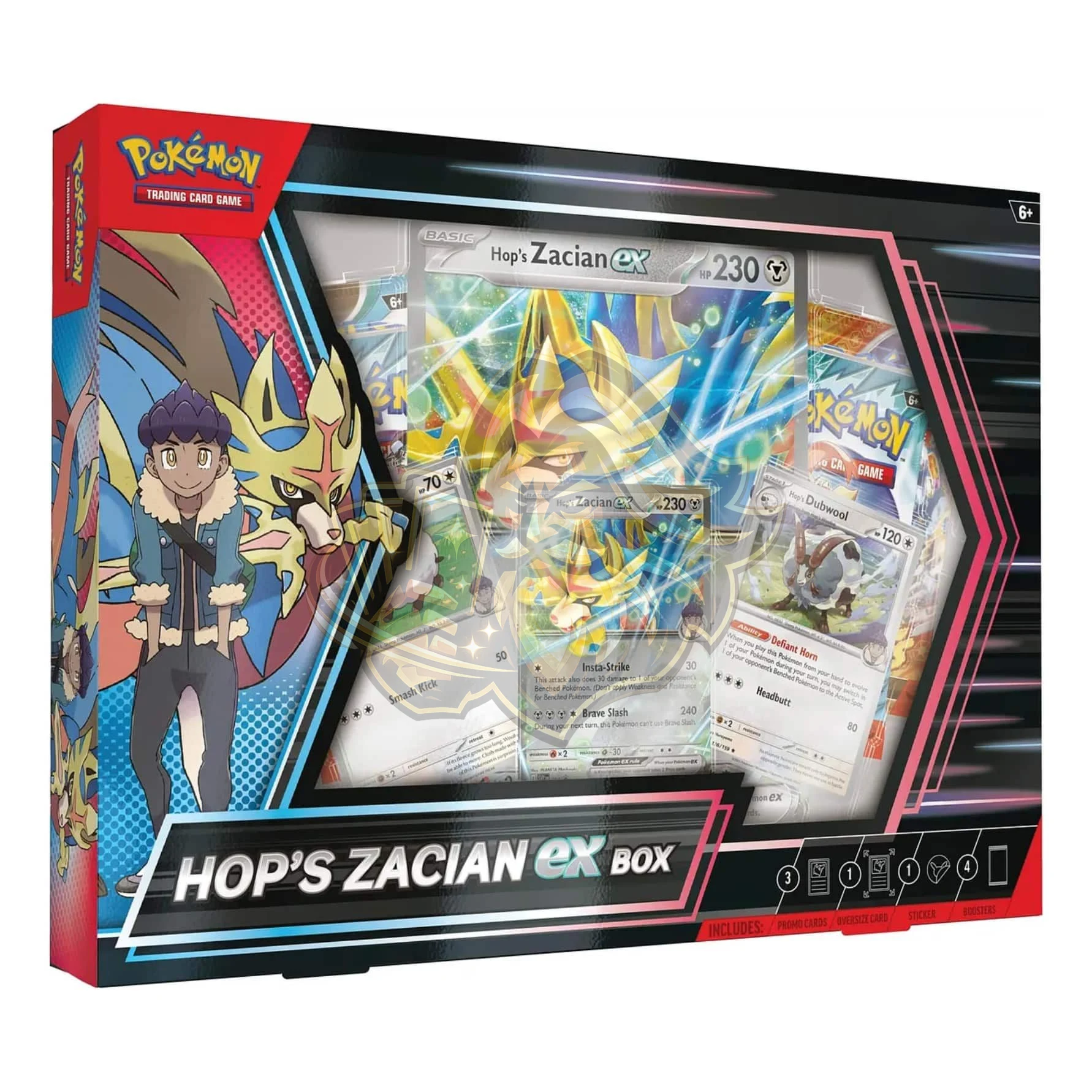Pokémon Hop's Zacian ex Box Inglés